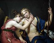 Jacques-Louis  David The Farewell of Telemachus and Eucharis oil painting reproduction